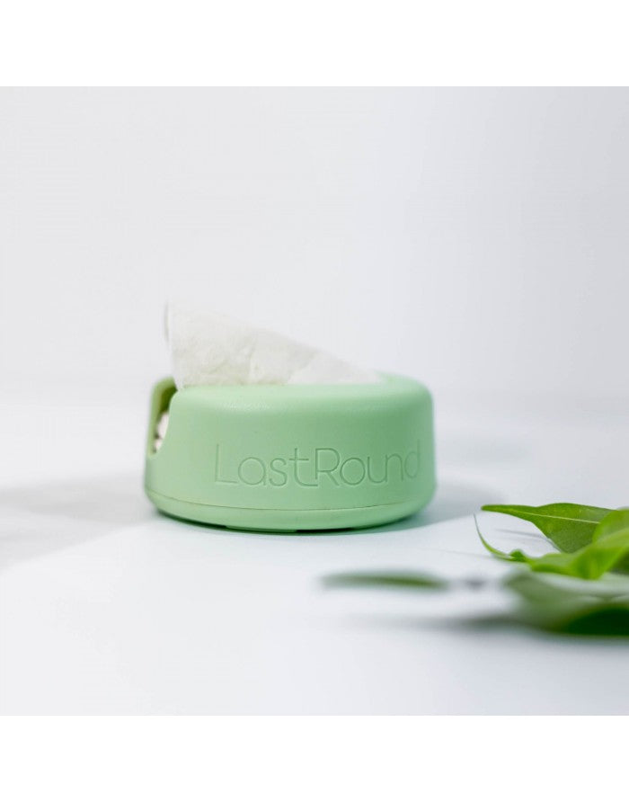 Os 7 discos LastRound dentro da sua caixa de transporte, prontos para serem levados em viagem ou guardados.