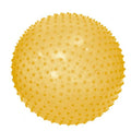 Bola de motricidade XXL amarela da Ludi com textura sensorial de relevos suaves