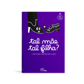Capa do livro para preencher "Minus - Tal mãe, tal filha?" com tipografia preta sobre fundo branco, destacando o título e o conceito de relação mãe-filha.