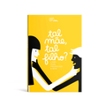 Capa do livro para preencher "Tal mãe, tal filho?" da coleção Minus, com design minimalista e título em destaque.