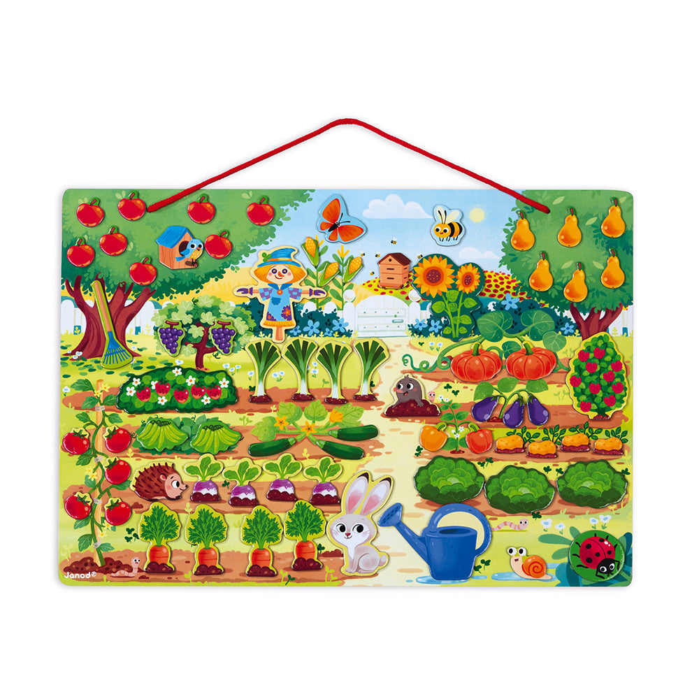 Puzzle magnético "O meu jardim" Janod