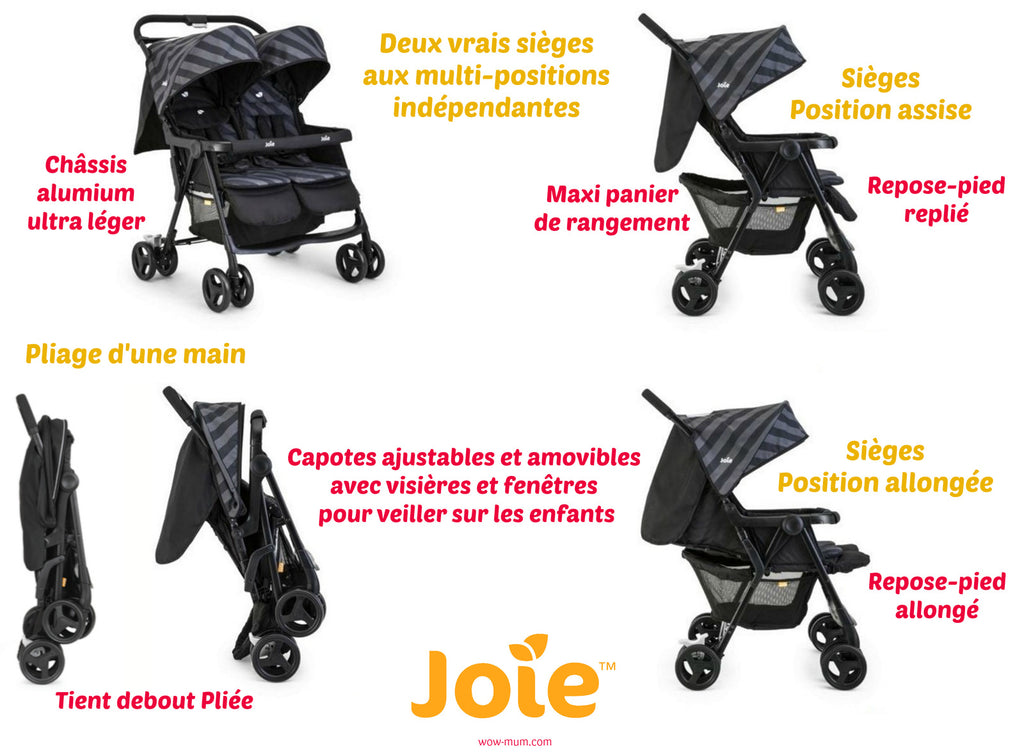 Joie Aire™ twin carrinho de passeio