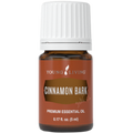 Frasco de óleo essencial Young Living Cinnamon Bark de 5ml com rótulo castanho