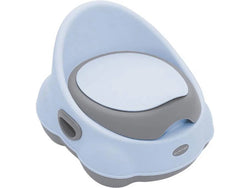 Detalhe do assento anatómico do pote Olmitos, mostrando a forma ergonómica e a superfície lisa, ideal para conforto da criança.