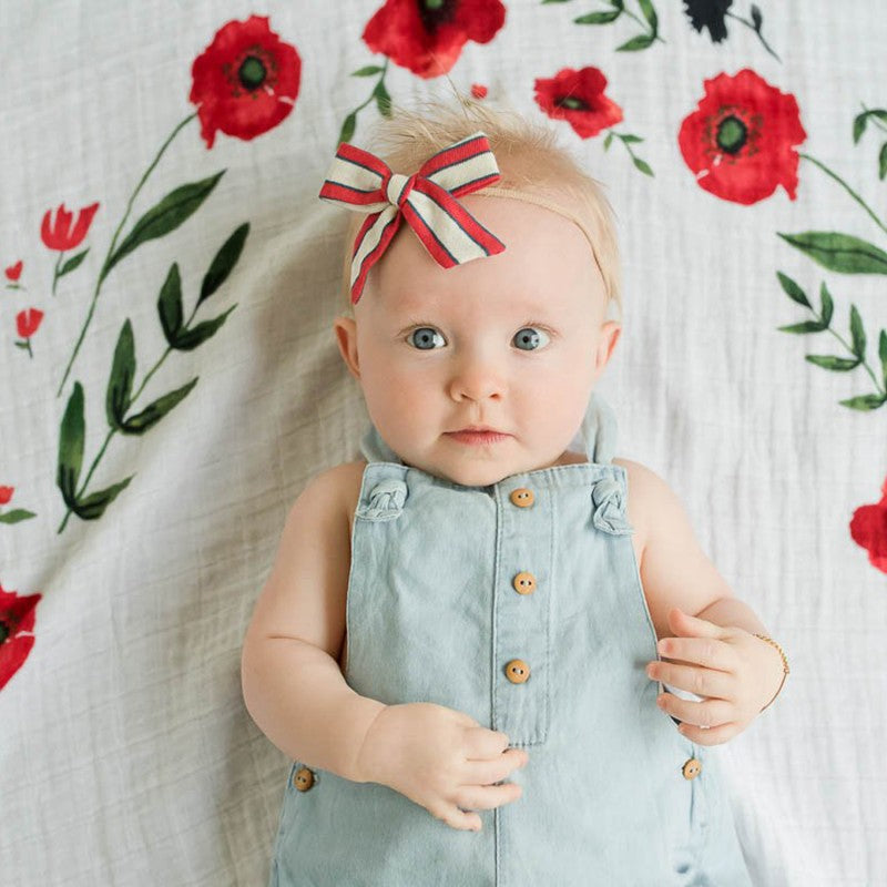 Little Unicorn Muslin Blanket for Photography with Age Cards SUMMER 