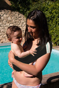 Pouch Sling Neobulle Aquabulle preto para uso em água
