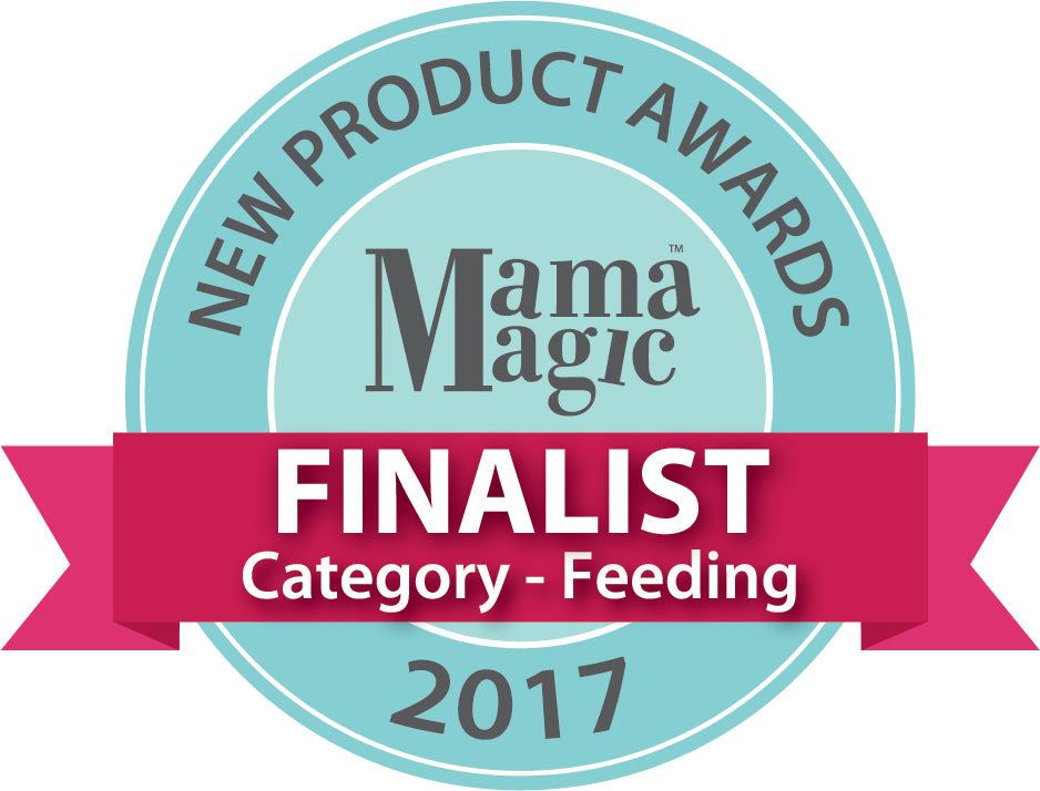 Selo de finalista de prémio Mama Magic 2017.