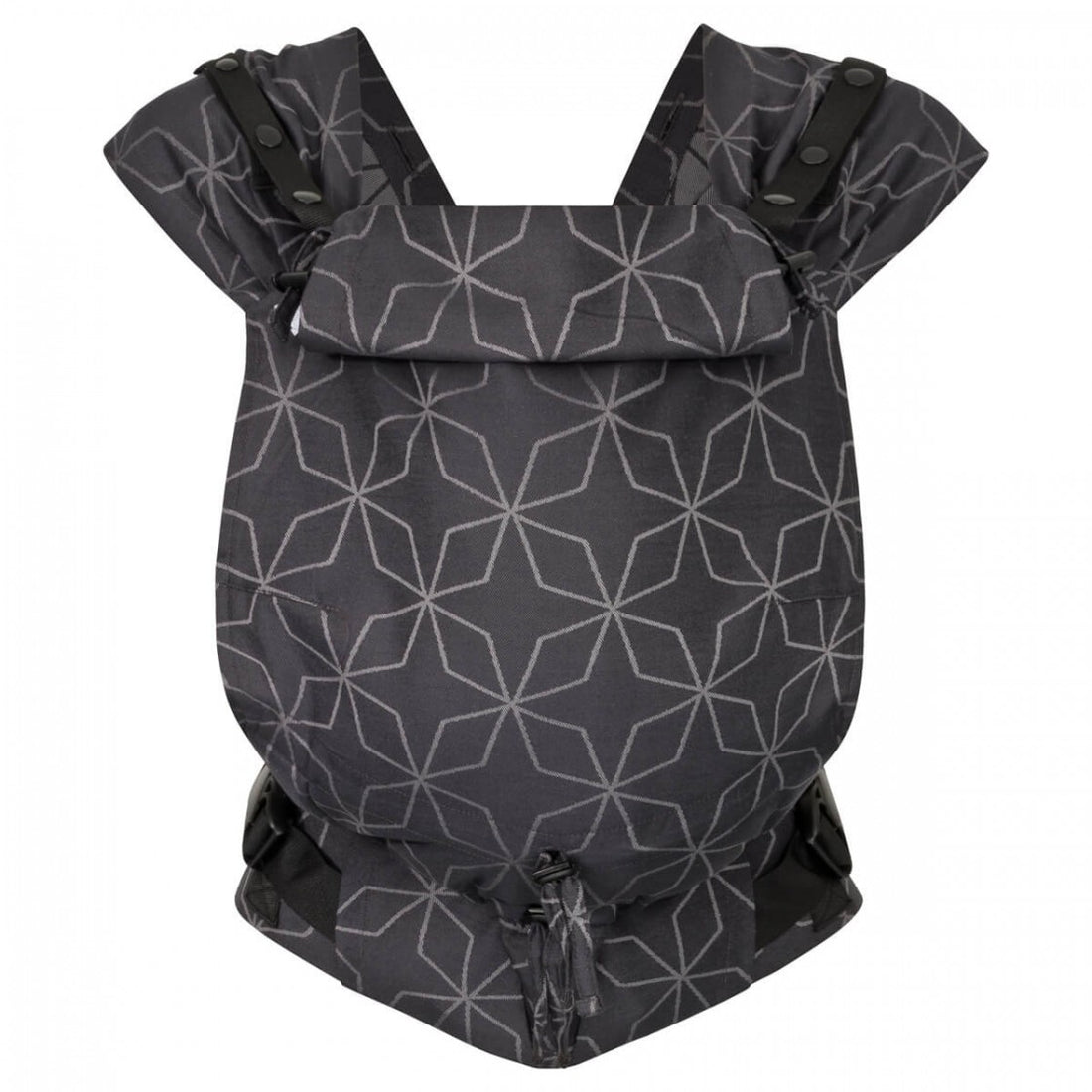 Mochila Hoppediz Ajustável BabySize Primeo Malmö stone vista de frente.