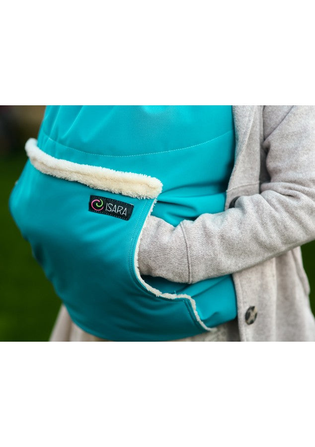 Capa 3 em 1 Babywearing Isara DEEP OCEAN TURQUOISE