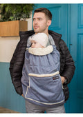 Capa 3 em 1 Babywearing Isara TIMELESS BLUE MELANGE