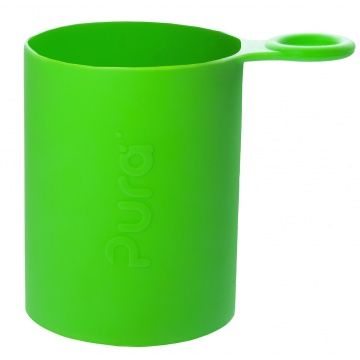 [Banda de silicone laranja Pura para proteção da base de garrafas e biberões, silicone de grau médico.]