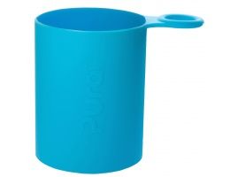 [Banda de silicone rosa Pura para proteção da base de garrafas e biberões, livre de BPA e toxinas.]
