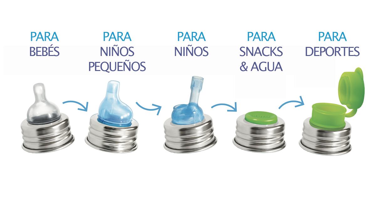 Garrafa Pura 325ml em aço inoxidável com capa de silicone vermelha