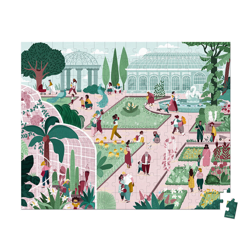 Mala com puzzle "Jardim botânico" 200 peças