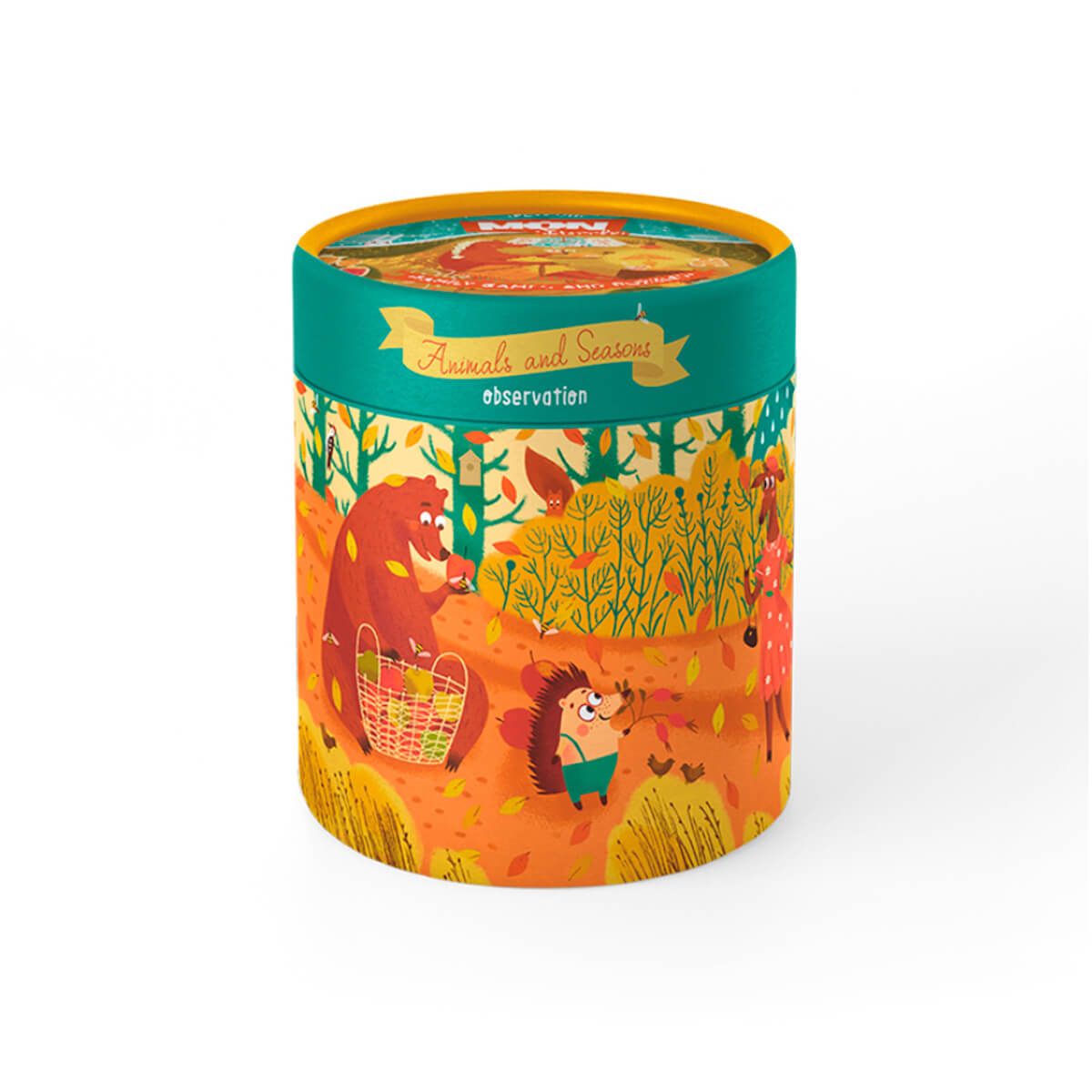 Classic World 2 in 1 Puzzle "Animals and the Seasons"
