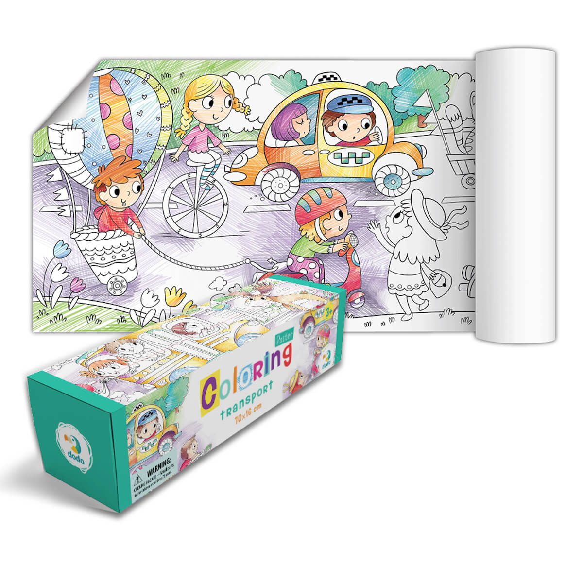 Classic World Poster para Colorir