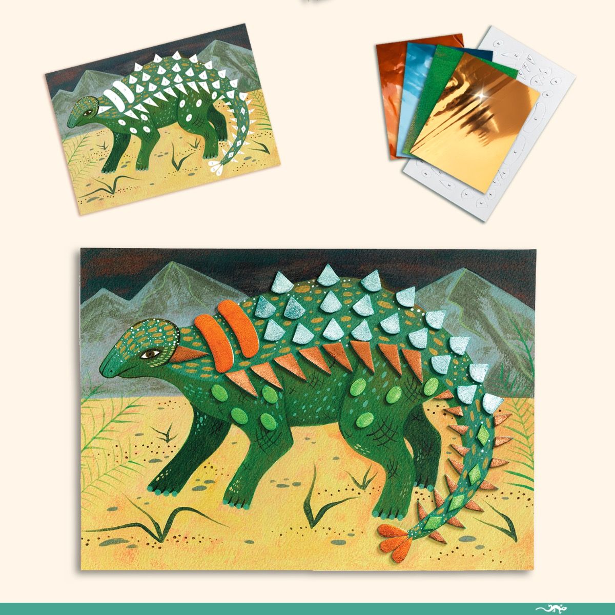 Actividades Djeco Dino Box - El mundo de los Dinosaurios