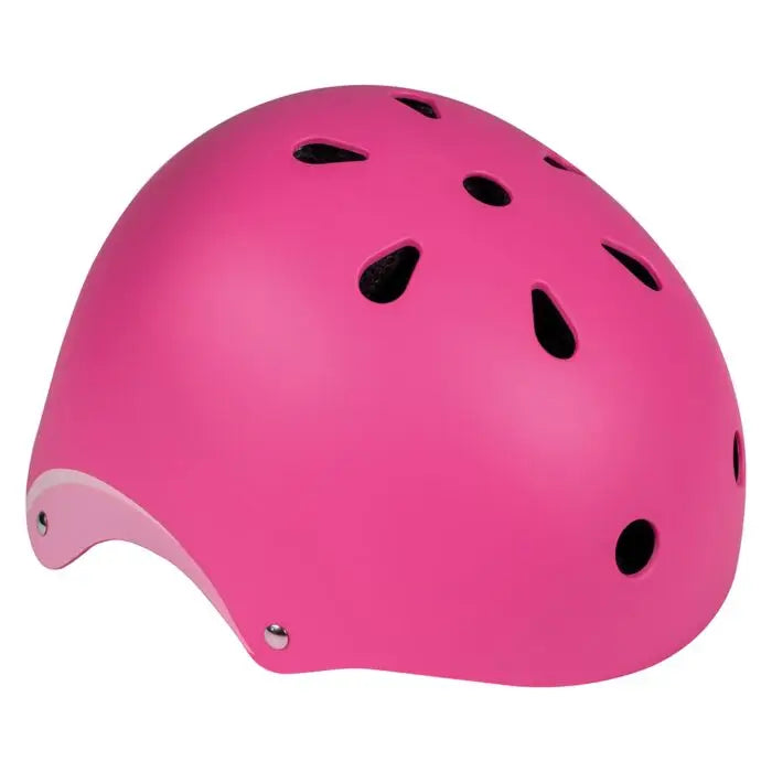 Capacete infantil Shoko azul e amarelo com design desportivo, ajustável para 50-55cm, visto de frente.