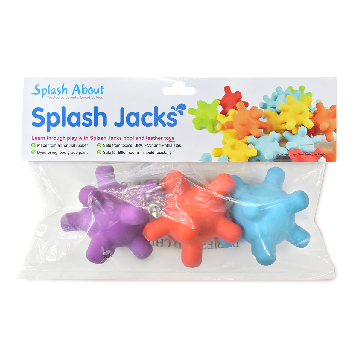 Splash About Jacks 3 Pack Meteorite Pool Toys