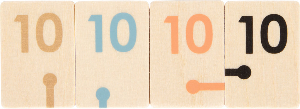 Caixa de arrumação de alta qualidade do jogo Rummy "Gold Edition" da small foot, com fecho e design elegante.