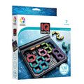 Caixa do jogo SmartGames IQ Digits mostrando o tabuleiro e as peças coloridas, com indicação da faixa etária e número de desafios.