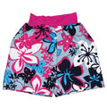 Calções de banho Splash About com padrão floral rosa para bebé.