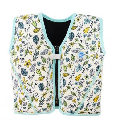 [Colete de natação Go Splash Swim Vest da Splash About com padrão Dragonfly em tons de rosa e roxo.]