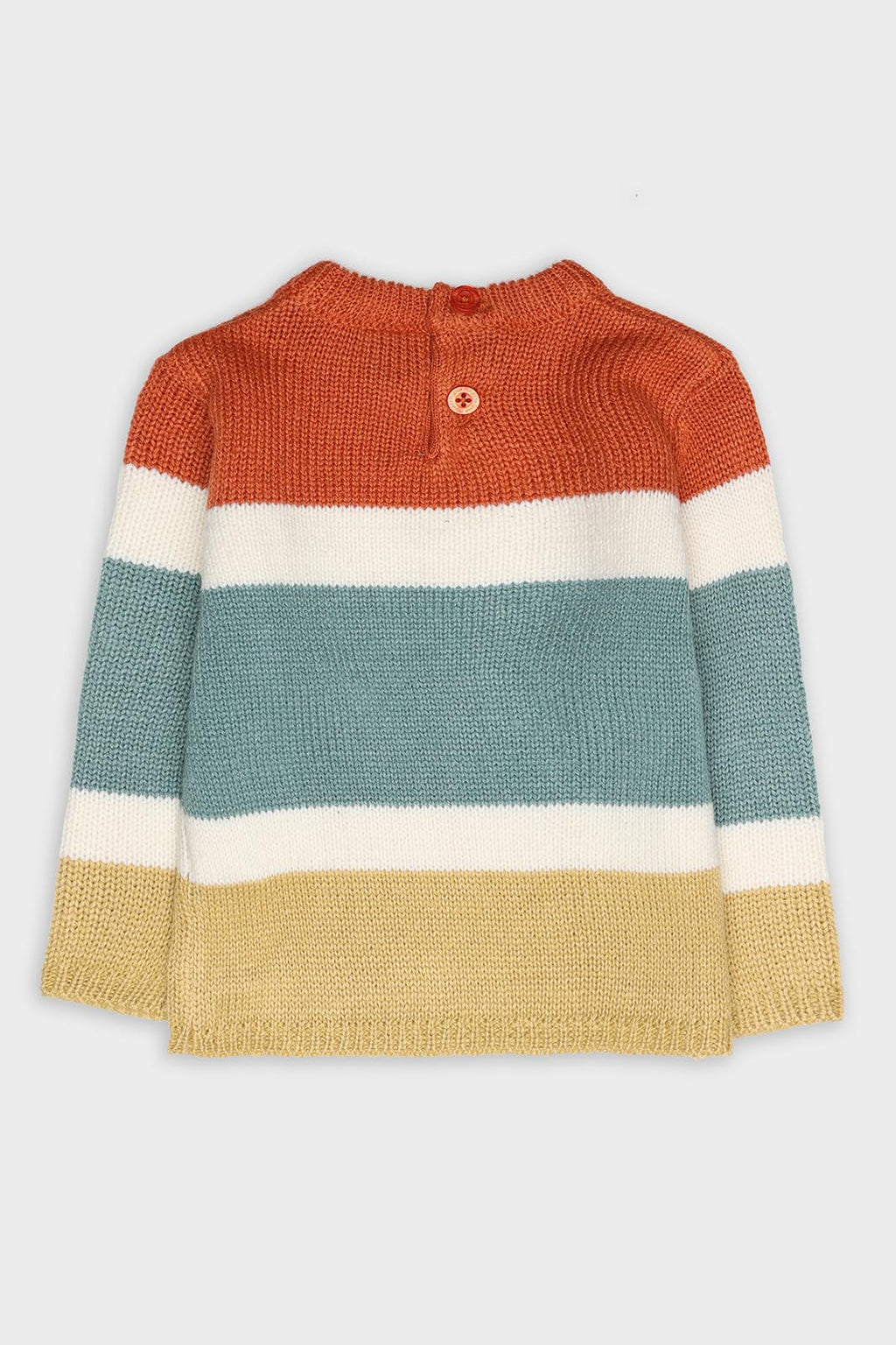 Vista lateral da camisola infantil, evidenciando o tecido macio e confortável de malha, ideal para o inverno.