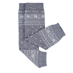 Hoppediz Wool Leg Warmers Grey