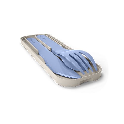 Cubiertos infantiles Monbento azul 3 piezas