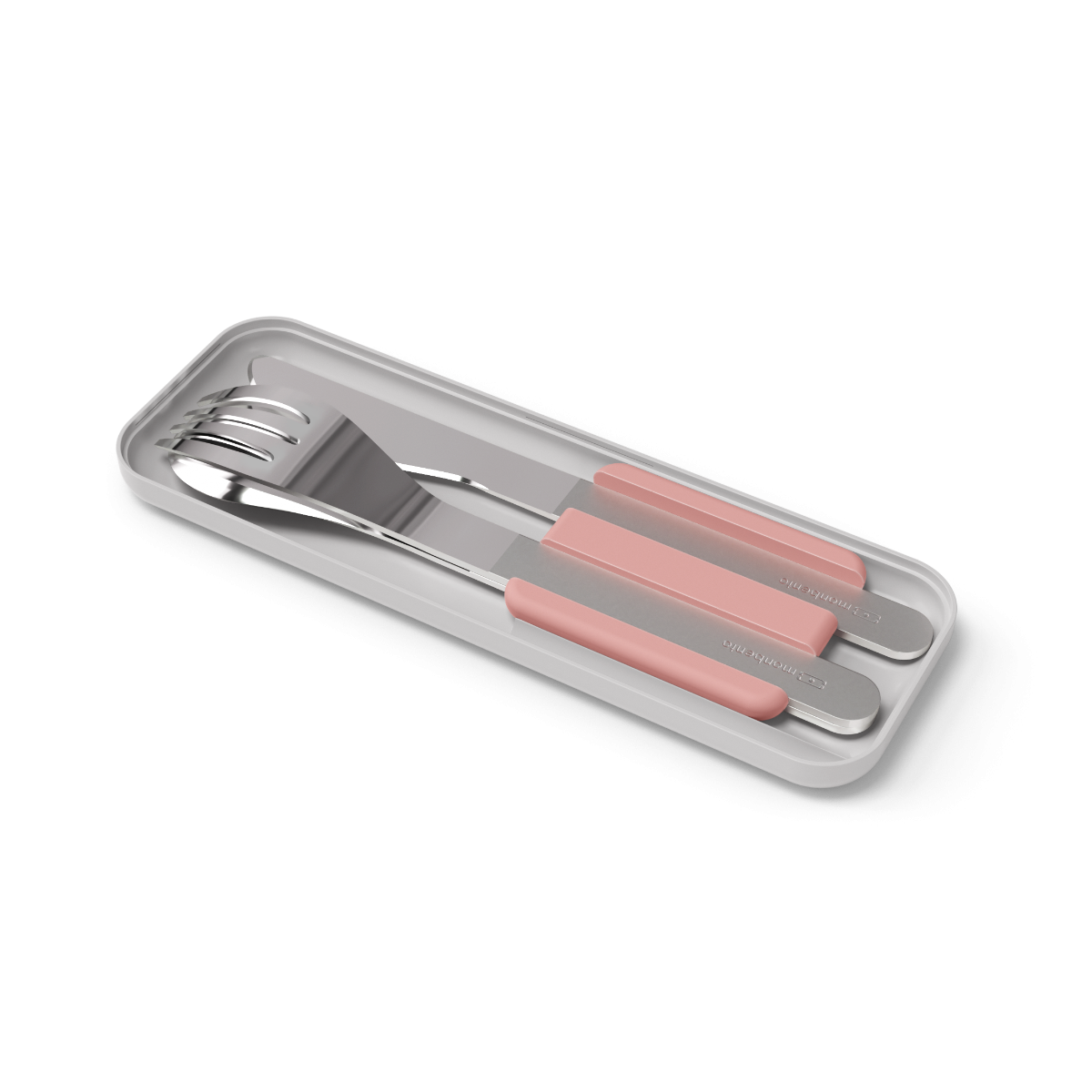 Monbento talheres aço inox 3peças Slim Box