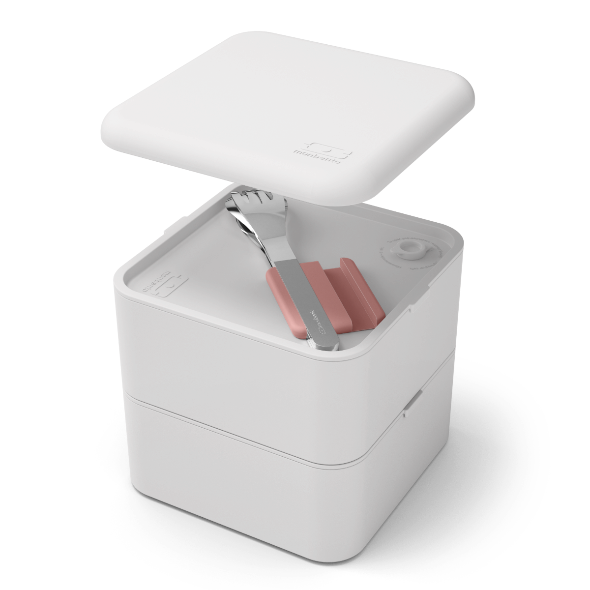 Monbento talheres aço inox 3peças Slim Box