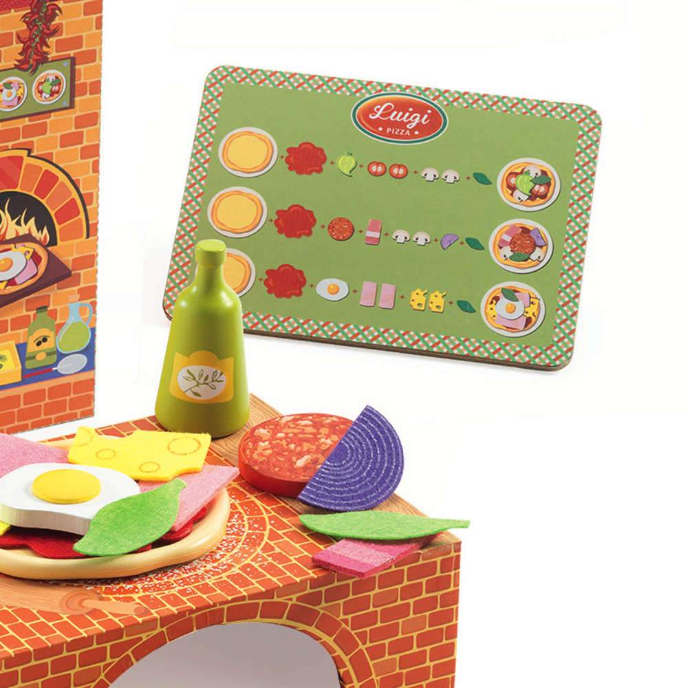Djeco pizza MENU Luigi kitchens