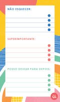 Imagem principal do bloco de tarefas "THE HAPPY GANG - lista de tarefas prioridades", mostrando o design frontal com o título e a disposição das secções de prioridades.