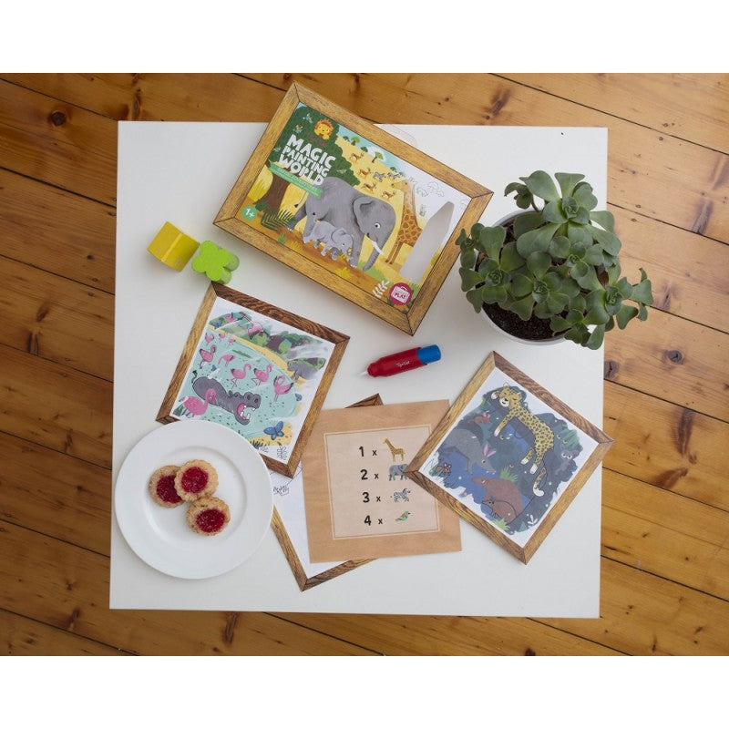 Pincel mágico de água da Tiger Tribe, visto em detalhe, pronto para ser enchido e usado.