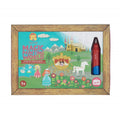 Kit de pintura mágica com água Tiger Tribe com quatro quadros reutilizáveis e pincel especial.