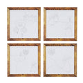 Os quatro quadros em branco do jogo Tiger Tribe Magic Painting World - A Day at the Palace, prontos para colorir com água.