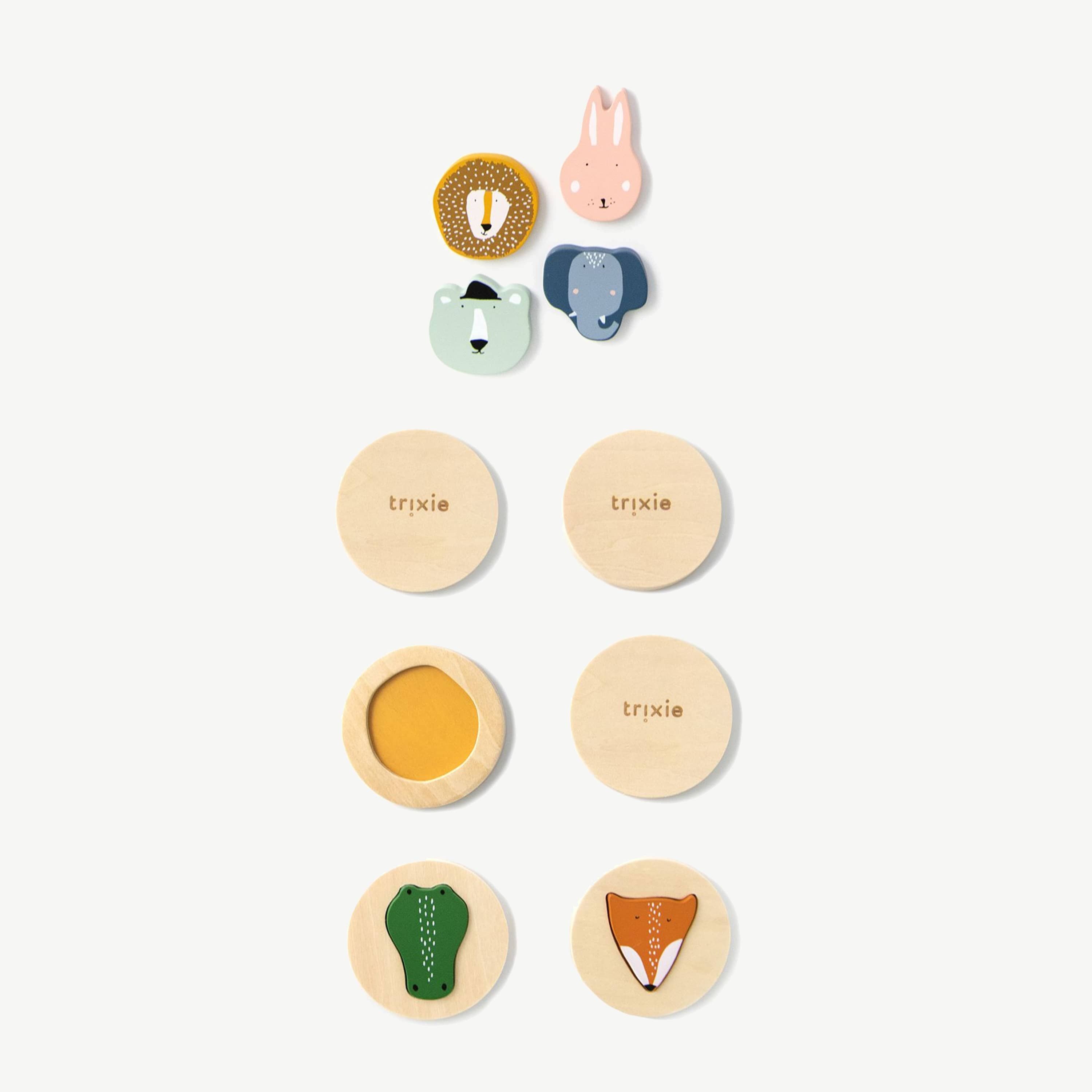 Trixie Jogo de associação em madeira