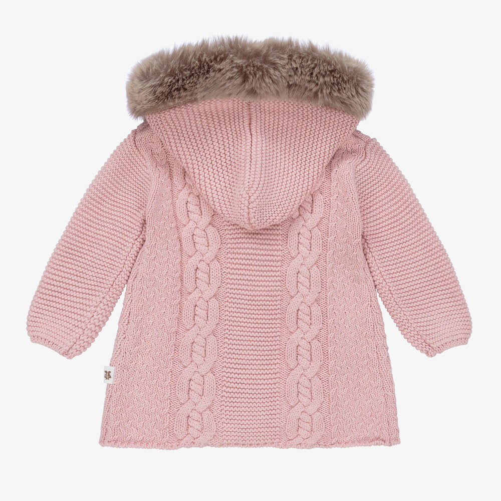 Tutto Piccolo Pink cardigan 
