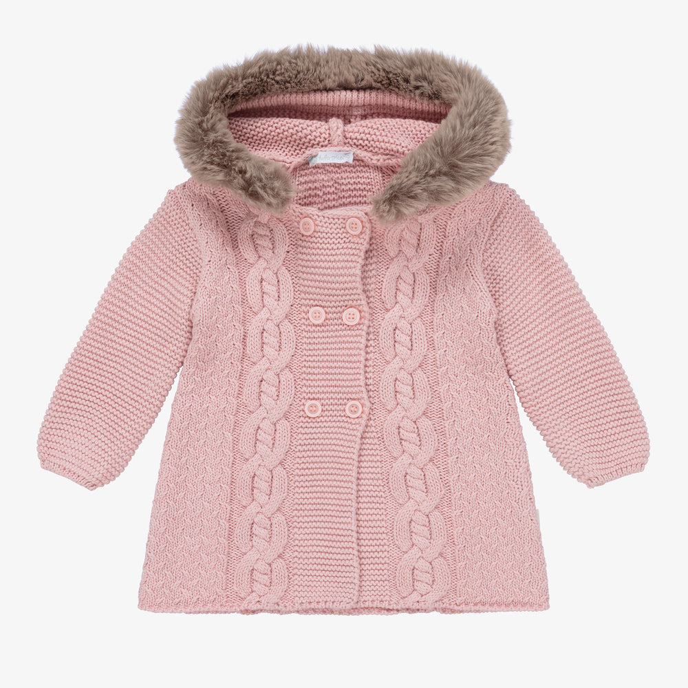 Tutto Piccolo Pink cardigan 