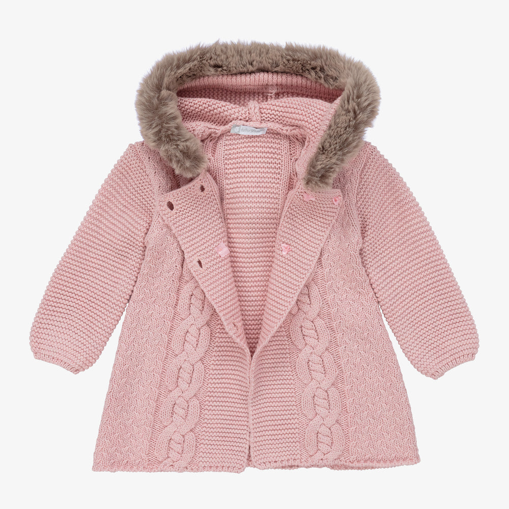 Tutto Piccolo Pink cardigan 