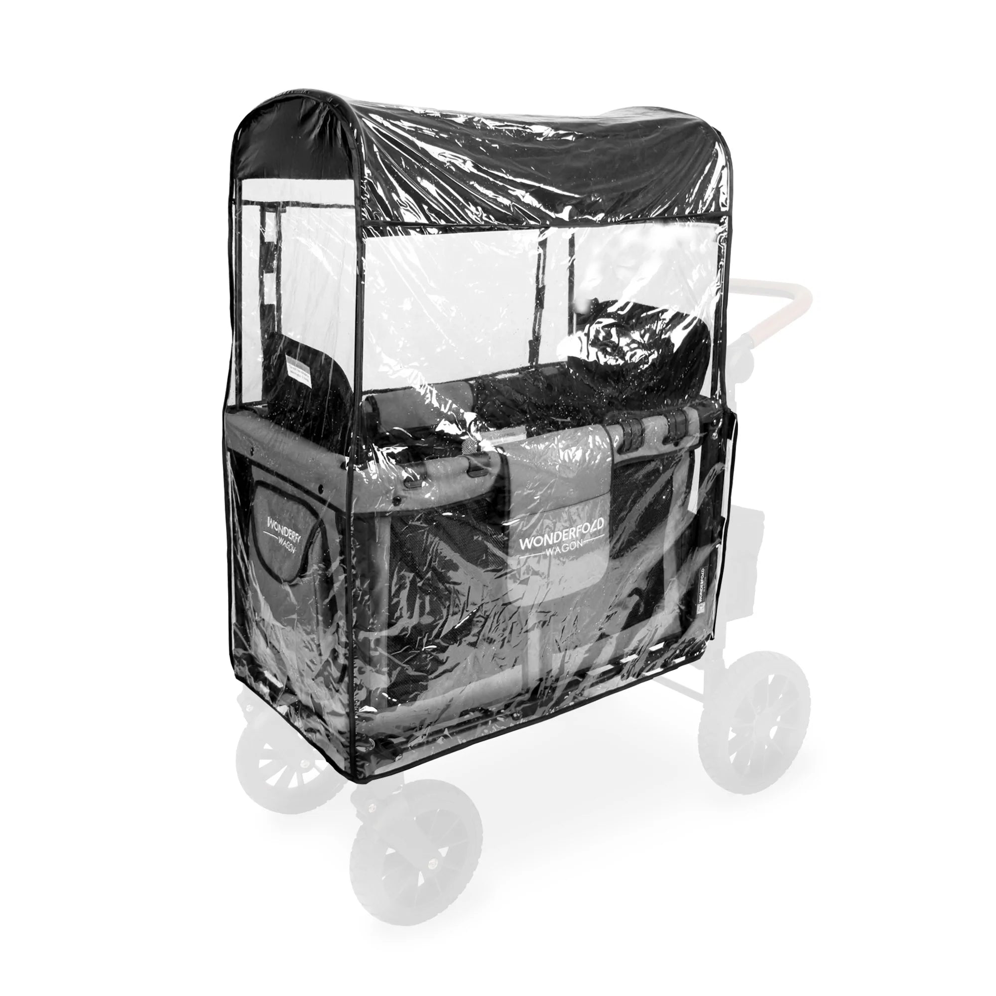 Tabuleiro para Lanches Wonderfold Wagon, encaixado no carrinho, com compartimentos para snacks e bebidas, ideal para passeios.