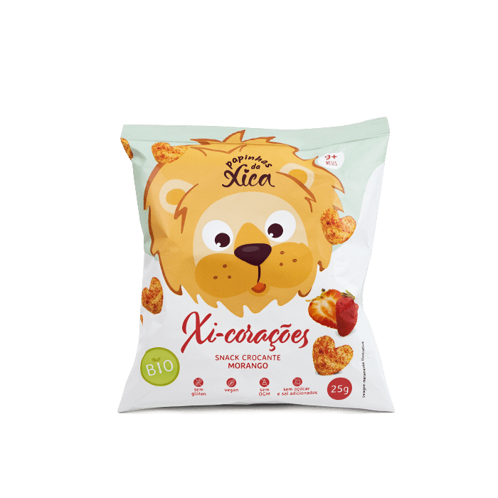 Papinhas de Xica Snacks Xi-Corações