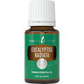 [Frasco de 15ml de óleo essencial Eucalyptus Radiata da Young Living, com aroma fresco e revigorante para bem-estar.]