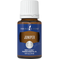 Frasco de 15ml de óleo essencial Juniper da Young Living, destilado de zimbro para massagem e cuidados de pele.